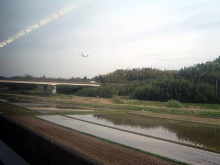 Vue depuis le Narita Express