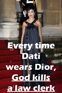 Every time Dati wears Dior, God kills a law clerk